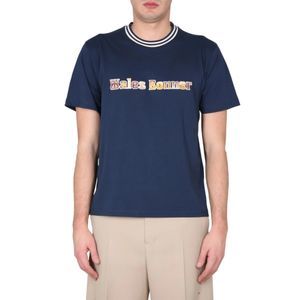 Wales Bonner Wales Bonner Logo Printed Crewneck T-Shirt SIZE SMALL